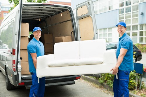 Man and van vehicle prepared for a UK service booking