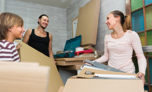 Prepared boxes and moving supplies for a same day removals job in Maidavale