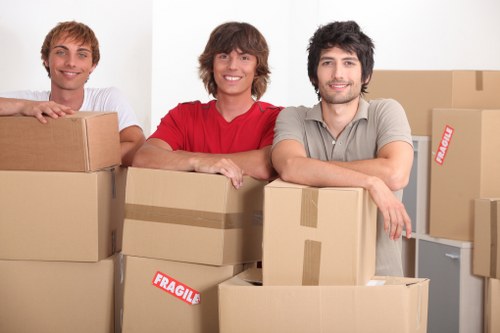 Protective wrapping and transport for delicate furniture in Maidavale