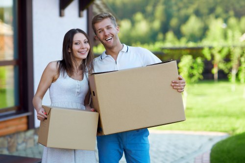 Professional packing materials used by removal companies in Maidavale