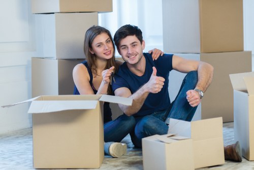 Spacious moving truck for household and office transport in Maidavale