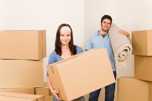Careful packing materials used for a smooth relocation in Maidavale
