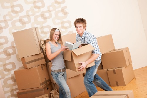 Organized office relocation workflow for Maidavale businesses