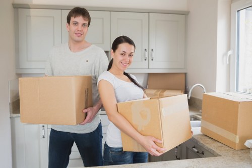 Packing and protective wrapping for fragile items during Maidavale removals